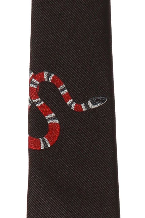 black green red gucci tie|Gucci snake tie.